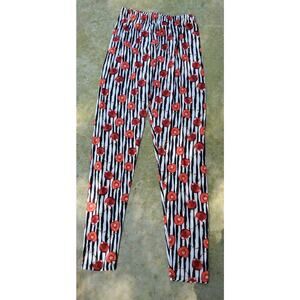 Infinity Raine cherry stripe butter soft leggings one size